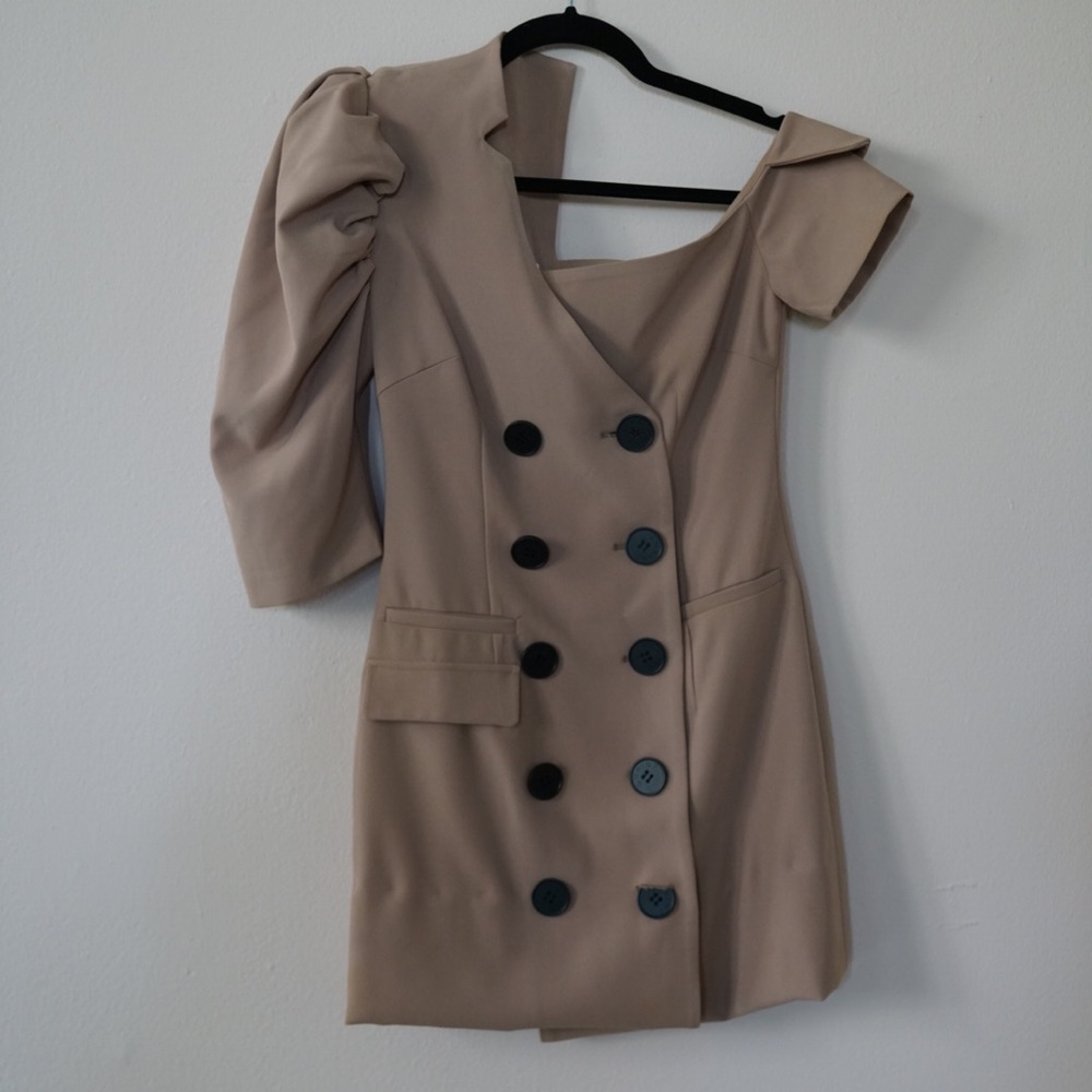 Quaint Official tan dress